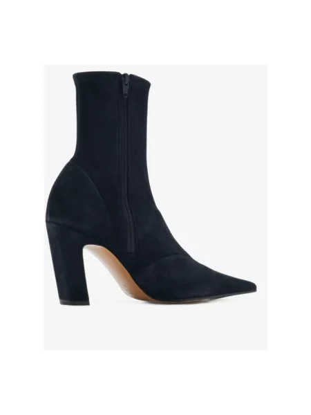 Buty do kostki Khaite skórzane niebieskie