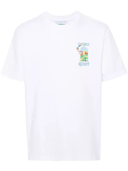 Tricou Casablanca cu imagine alb