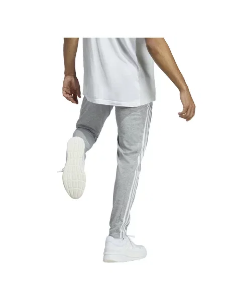 Spodnie adidas Essentials Single Jersey Tapered Open Hem białe