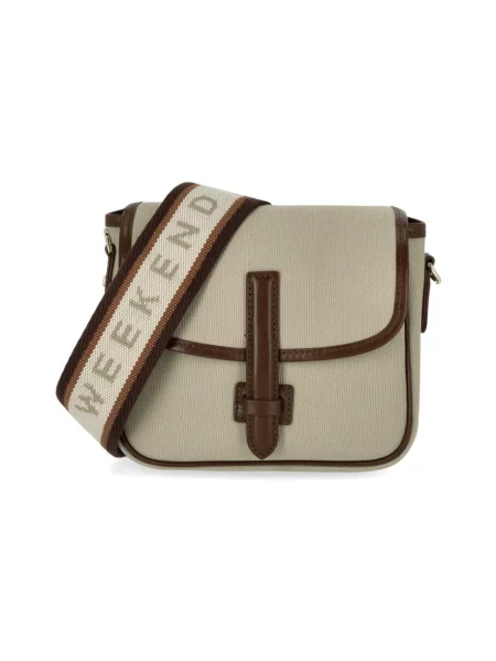Torebka crossbody Weekend Max Mara beżowa
