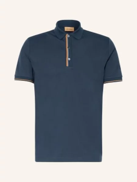 Mos Mosh Gallery Koszulka Polo Z Piki Mmgharvey blau granatowa