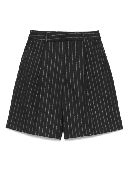 Pantaloni scurți Karl Lagerfeld cu dungi negru