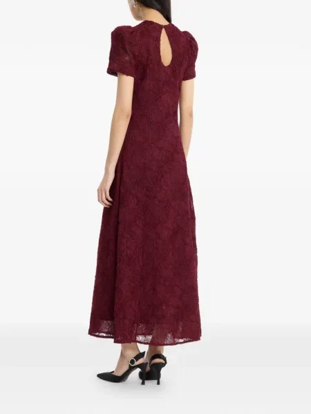 Rochie midi Rotate Birger Christensen evazată roșu