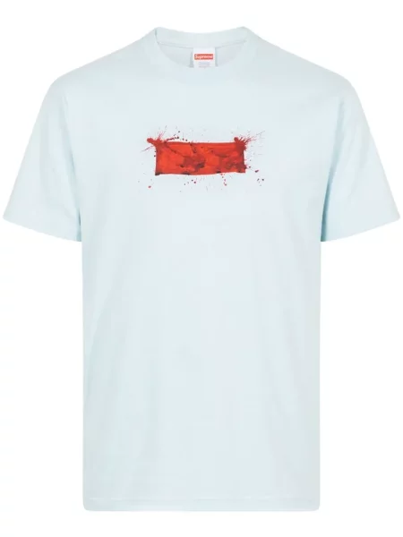 Tricou Supreme cu autograf albastru