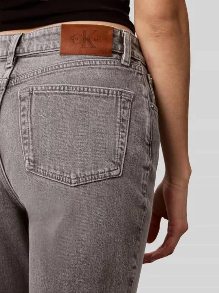 Jeansy o kroju mom fit z mieszanka bawełny model MOM JEAN' Calvin Klein Jeans