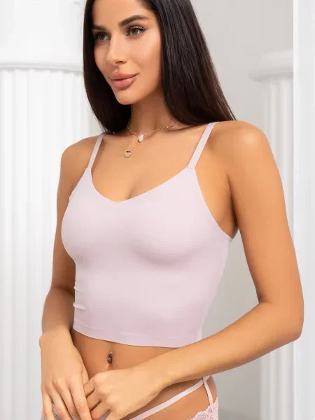 ISSA Plus Бюстгальтер без підкладки бежевий