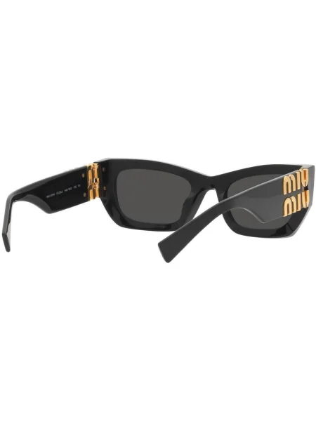 Ochelari de soare Miu Miu Eyewear cu autograf negru