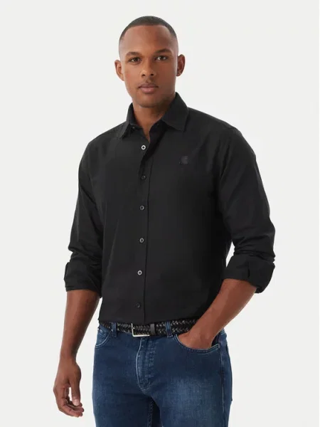 KARL LAGERFELD Cămașă Modern Fit negru