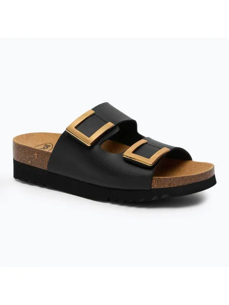 Дамски джапанки Scholl Monterey 2 Straps Ad Med black черно