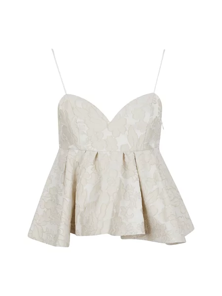 Top La Doublej beżowy