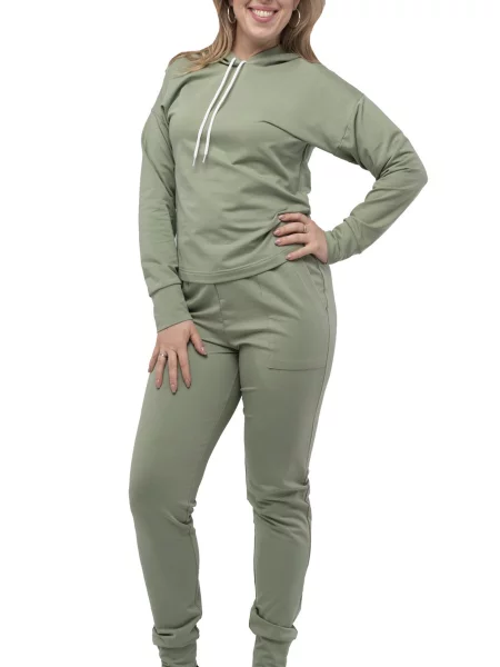 Спортивний костюм LadyLike текстиль зелений
