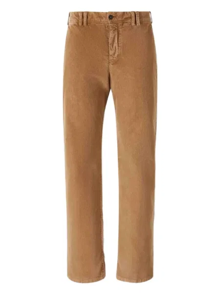 Pantaloni Pt Torino de catifea cord maro