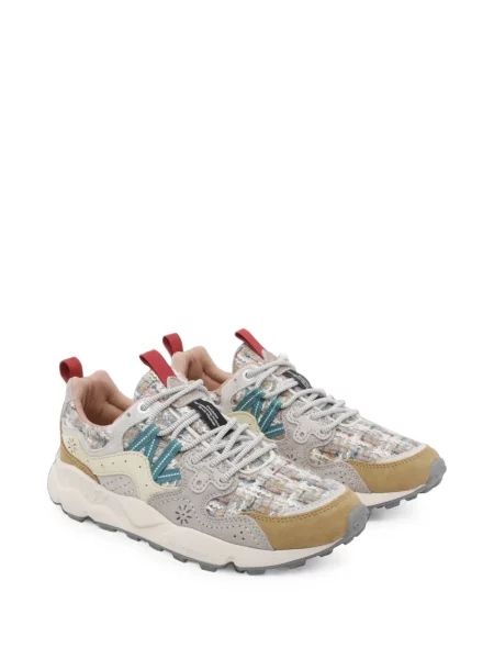 Szarvasbőr virágos sneaker Flower Mountain