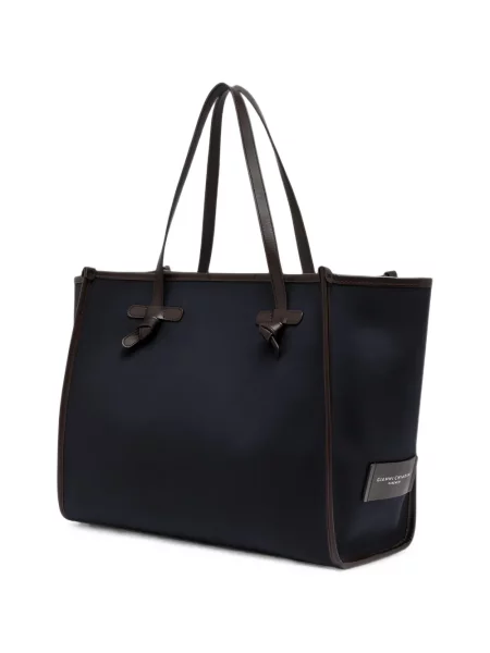 Geantă shopper Gianni Chiarini din piele albastru