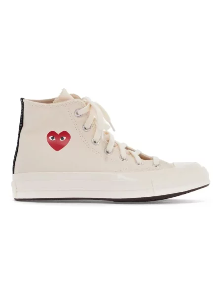 Sneakersy Comme Des Garcons Play skórzane casual czarne