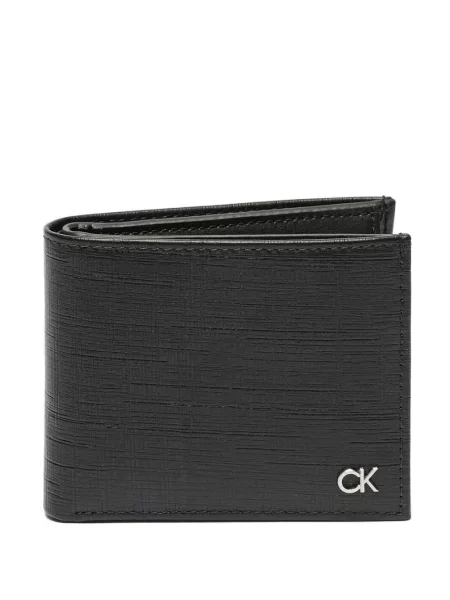 Portofel Calvin Klein cu autograf negru