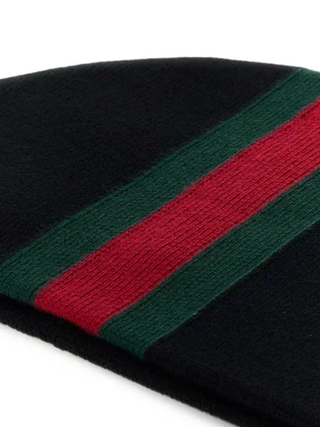 Căciulă Gucci cu dungi negru