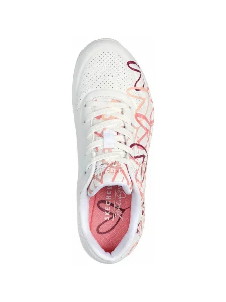 Sneakersy Skechers białe
