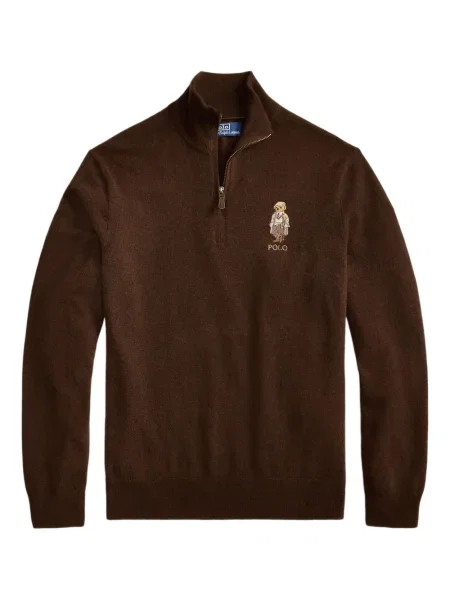 Ριγέ polo Polo Ralph Lauren με κουκούλα με αυτόγραφο λευκό
