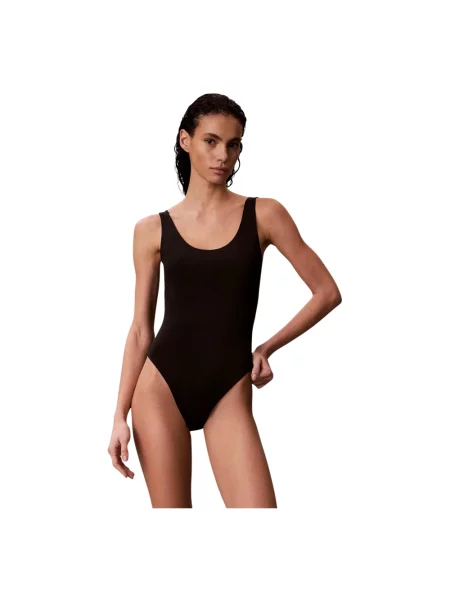 Calvin Klein Swimwear Strój kąpielowy czarny
