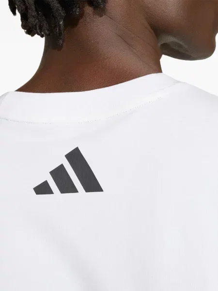 Jersey hímzett terepmintás póló Adidas fehér