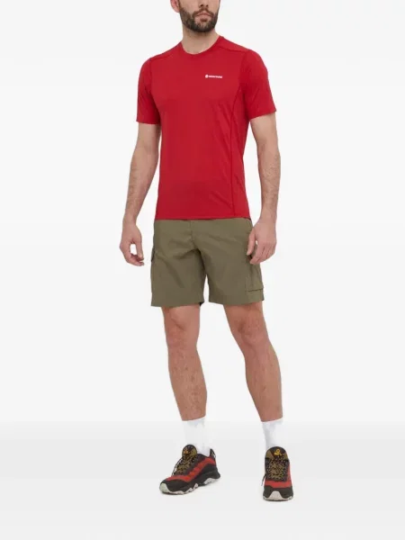 Tricou Montane cu imagine roșu