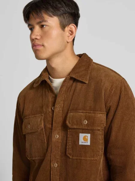 Kurtka koszulowa Carhartt Wip brązowa