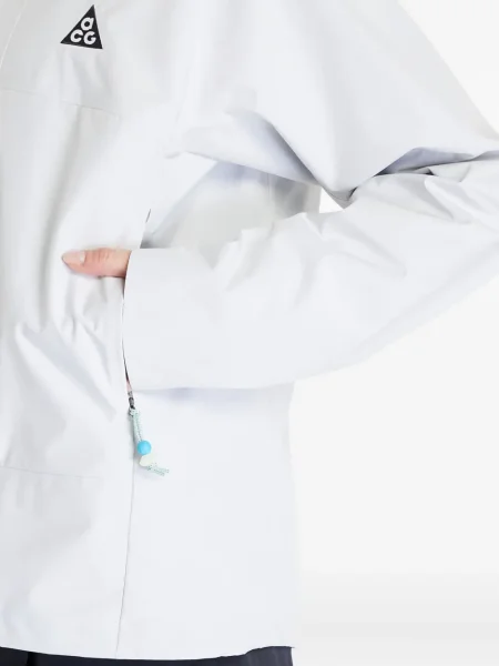 Top sport Nike din fleece plisat fără mâneci alb