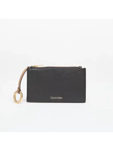 Wallet Calvin Klein Foil Logo Top Cardcase Black Universal črna