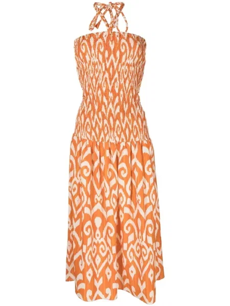 Rochie midi Bambah cu gât halter