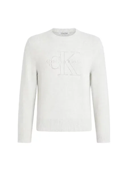 Sweter Calvin Klein szary