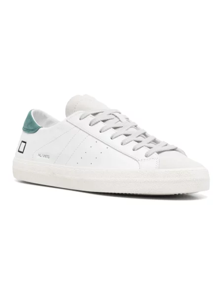 Sneakersy D.a.t.e. zamszowe białe