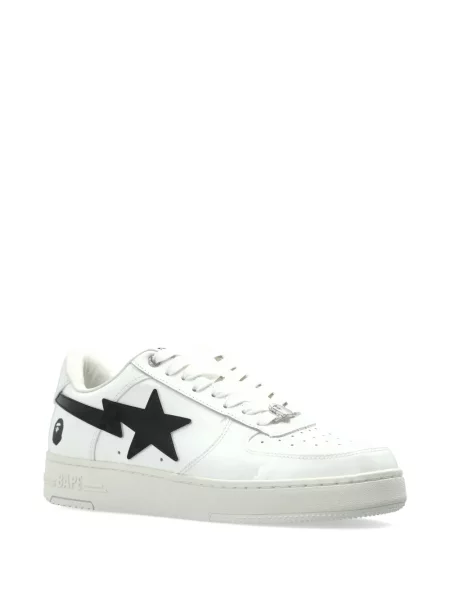 Sneakerși A Bathing Ape® din piele alb