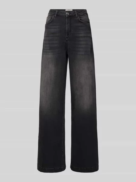 Jeansy z poszerzaną nogawką model ‘LUISENPARK’ Goldgarn czarne