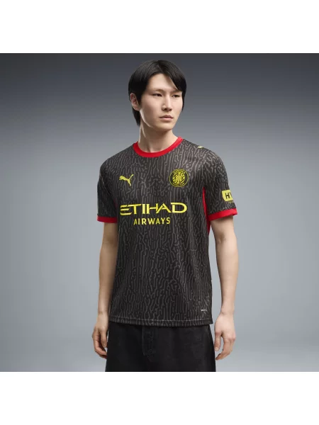 PUMA Girona F.C. koszulka wyjazdowa Girona F.C. Akcesoria S czarny