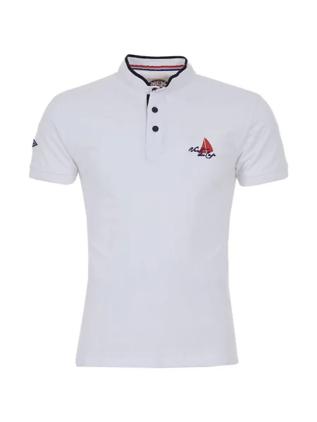 Polo majica Vent Du Cap bijela