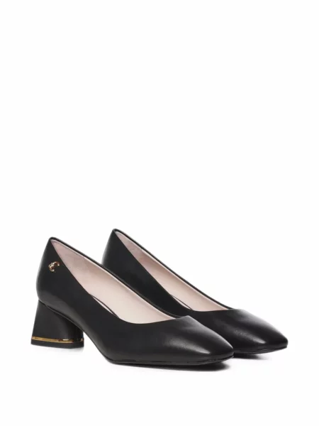 Pantofi cu toc Coccinelle cu autograf negru