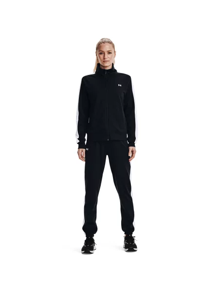 Tepláková souprava Under Armour Tricot black/white černá