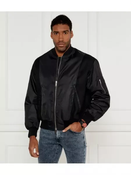 Iceberg Geacă bomber Iceberg Anniversary cu adaos de lână negru