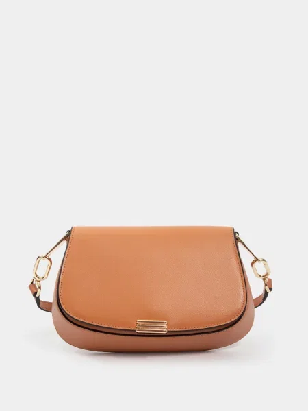 Кожаная сумка Urban Trace оранжевая