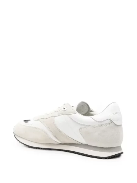 Sneakerși Philippe Model Paris cu autograf alb