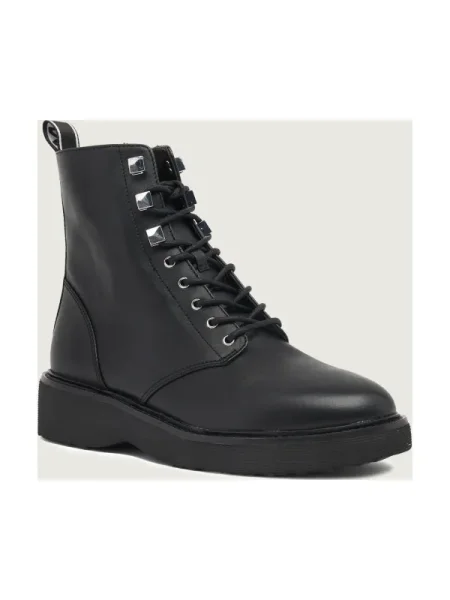 Michael Kors De piele botine HASKELL negru