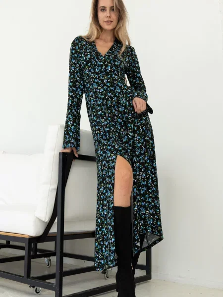 Сукня максі RiMari текстиль чорний