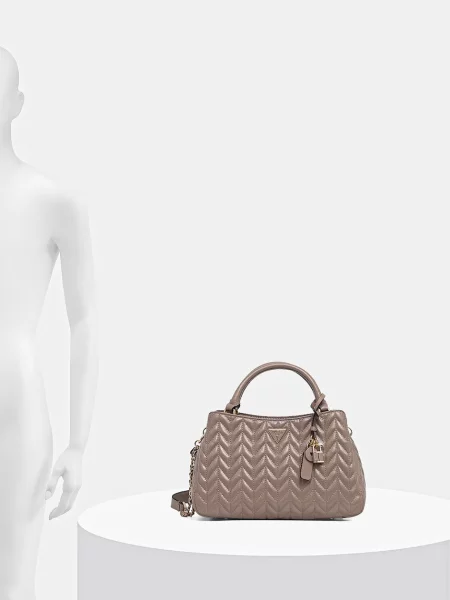 Кожаная сумка через плечо Guess