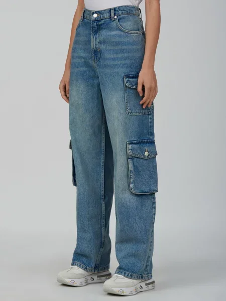 Джинси Moschino Jeans блакитні