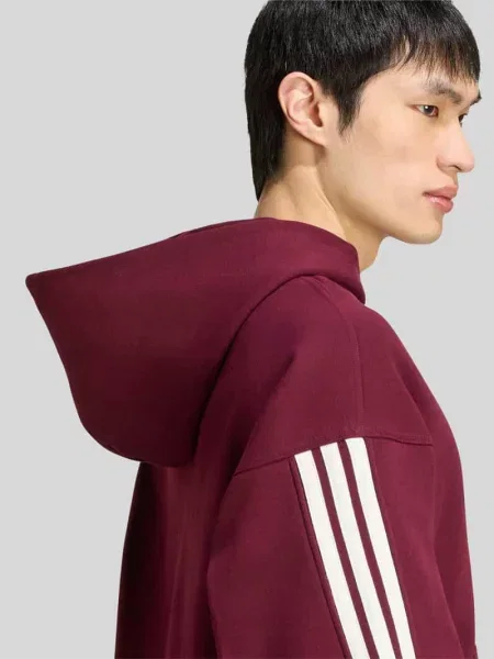 Bluza rozpinana o kroju regular fit z mieszanki bawełny Adidas Sportswear