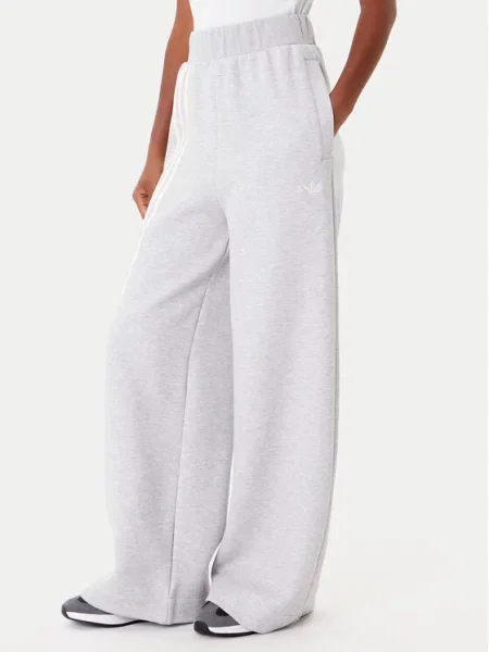 Adidas Παντελόνι φόρμας Off Placed Wide Leg γκρι