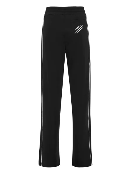 Pantaloni Plein Sport cu imagine negru