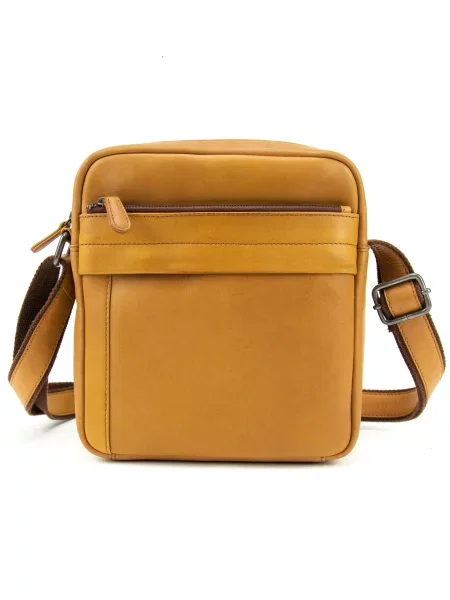 Кожаная сумка Royalbag коричневая