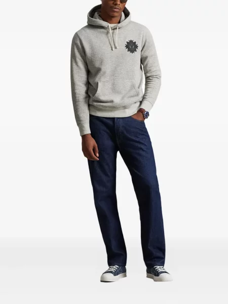 Șapcă Polo Ralph Lauren cu model herringbone din țesătură twill cu imagine albastru